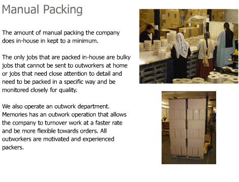 Manual Packing