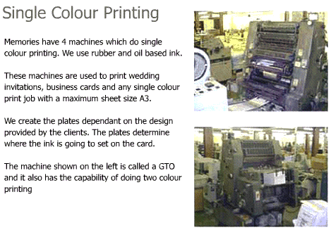 Single Printing